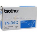 Brother TN-04C оригинальный лазерный картридж 6 600 страниц, голубой