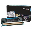 Lexmark X748H1CG оригинальный лазерный картридж 10 000 страниц, голубой