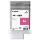 Canon PFI-106M оригинальный струйный картридж 130 мл, пурпурный