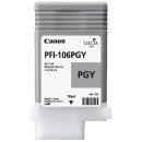 Canon PFI-106PGY оригинальный струйный картридж 130 мл, фото-серый