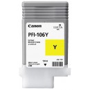 Canon PFI-106Y оригинальный струйный картридж 130 мл, желтый