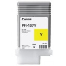 Canon PFI-107Y оригинальный струйный картридж 130 мл, желтый
