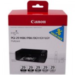 Canon PGI-29 MBK/PBK/DGY/GY/LGY