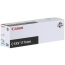 Canon C-EXV17C оригинальный лазерный картридж 30 000 страниц, голубой