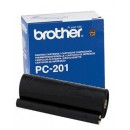 Brother PC-201RF оригинальный факсовая плёнка 420 страниц, черный