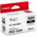 Canon PFI-1000MBK оригинальный струйный картридж 80 мл, матовый-черный