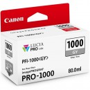 Canon PFI-1000GY оригинальный струйный картридж 80 мл, серый