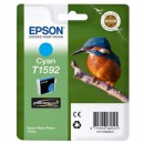 Epson T1592 C13T15924010 оригинальный струйный картридж 850 страниц, голубой