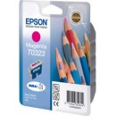Epson T0323 C13T03234010 оригинальный струйный картридж 420 страниц, пурпурный