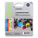 Cactus CS-EPT267 совместимый струйный картридж 6.4 мл., цветной (3-х цветный)