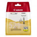 Canon CLI-521Y оригинальный струйный картридж 535 страниц, жёлтый