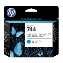 HP 744 F9J86A печатающая головка не определен, голубой + черный-фото
