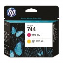 HP 744 F9J87A печатающая головка не определен, пурпурный + желтый