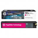 HP 981X L0R10A pagewide картридж 10000 страниц, пурпурный