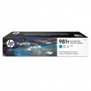HP 981Y L0R13A pagewide картридж 16000 страниц, голубой