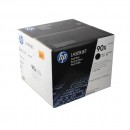 HP CE390XD (HP 90XD) оригинальный лазерный картридж 2*24000 страниц, чёрный